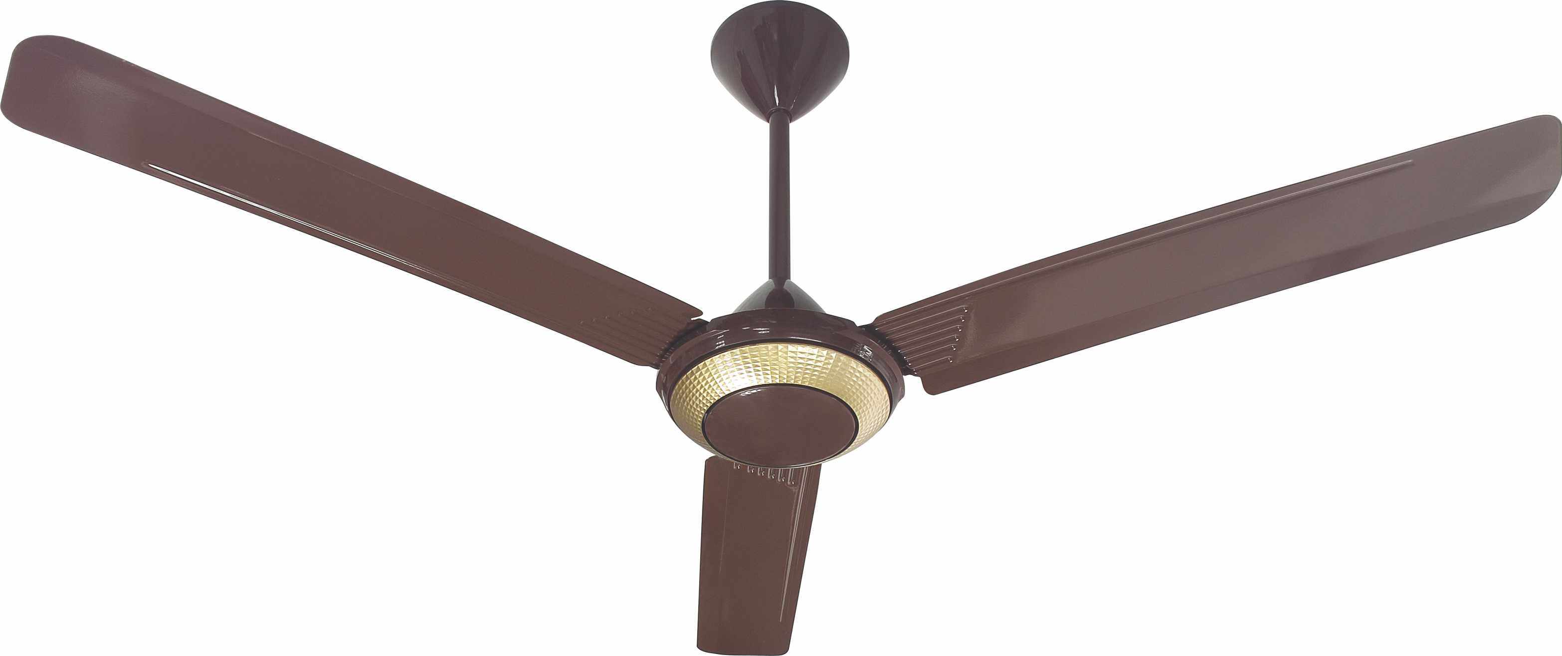 CEILING FAN HY2015 BROWN GOLDEN RING, 56